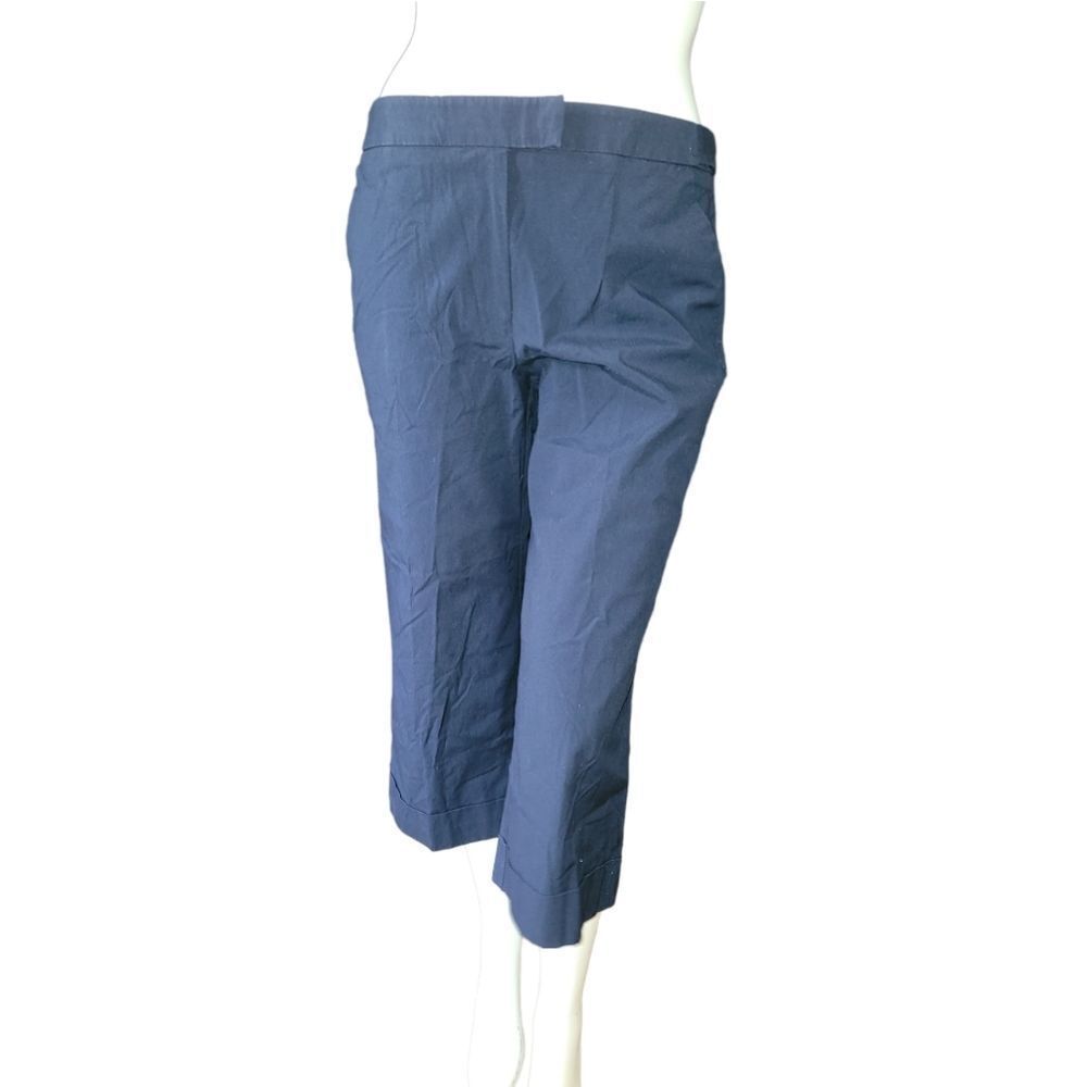 New York & Co. Navy Dress Capris Size 8
